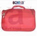 OkaeYa Polyster Made Red Vanity Bag